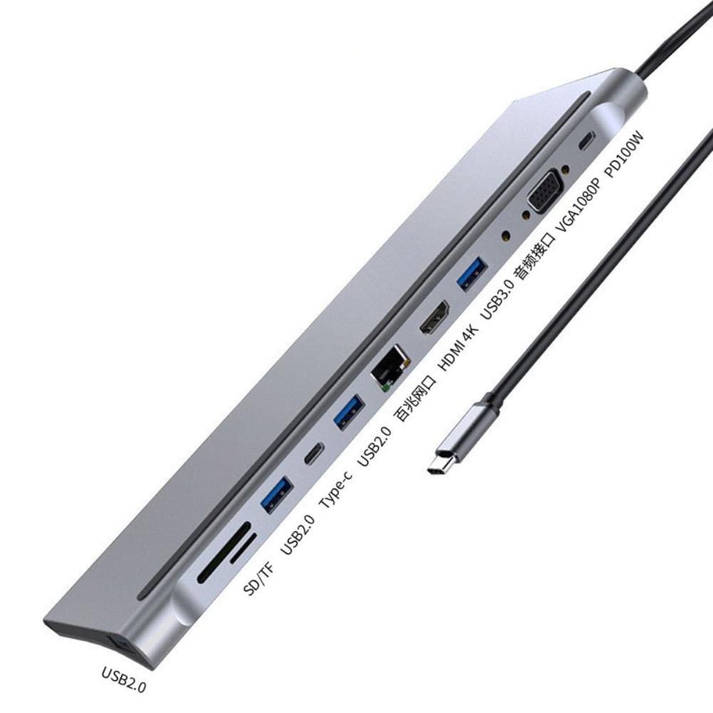 5 in 1 USB C Hub HDMI Adapter USB 3 0 Ports for Laptop Monitor Projection Multi Port Type C Dock