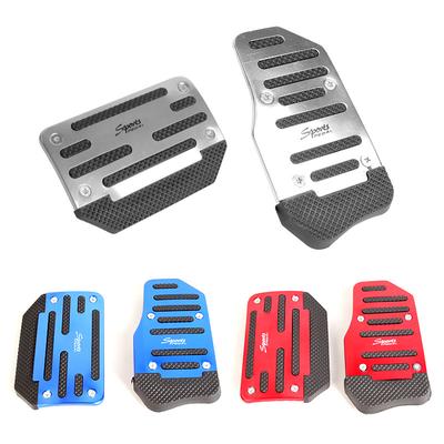 Universal Aluminum Automatic/Manual Transmission Car Pedal Cover Set Kit Anti Skid Pedal Brake Clutch Accelerator Pedals Covers