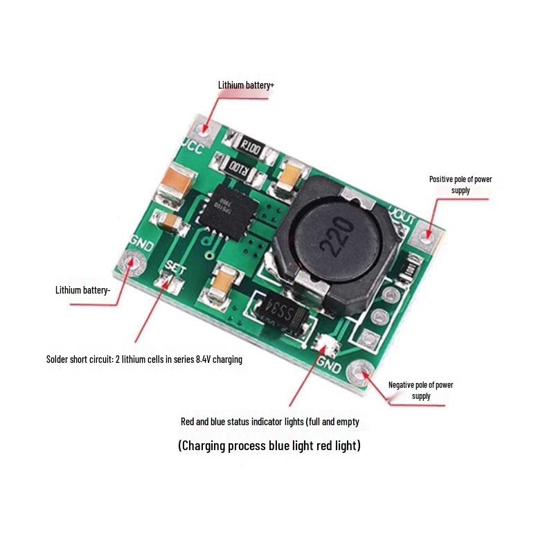 TP5100/TP5000 2A Charging Board Module for 4.2V/8.4V Single/Double Cell Lithium Battery
