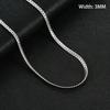 3mm/4.5mm/6mm Embossed Stainless Steel Sturdy Retro Link Cuban Chain Long Necklace for Men Women Silver/Gold Jewelry