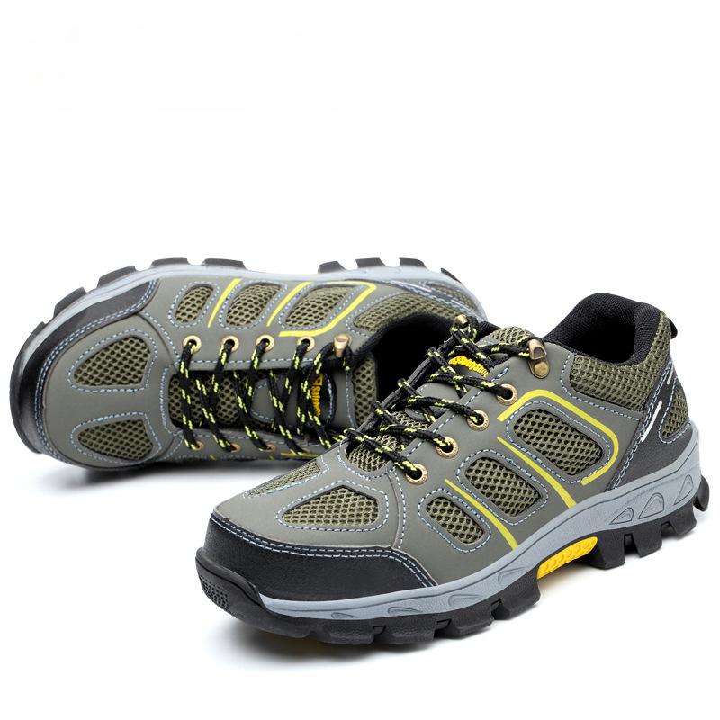 Labor Insurance Shoes Men's Anti-smashing and Anti-piercing Steel Baotou Wear-resistant Safety Shoes