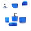 4 Pieces Cup Toothbrush Holder Set Soap Dispenser Organizer Toiletries Storage Bathroom Accessories