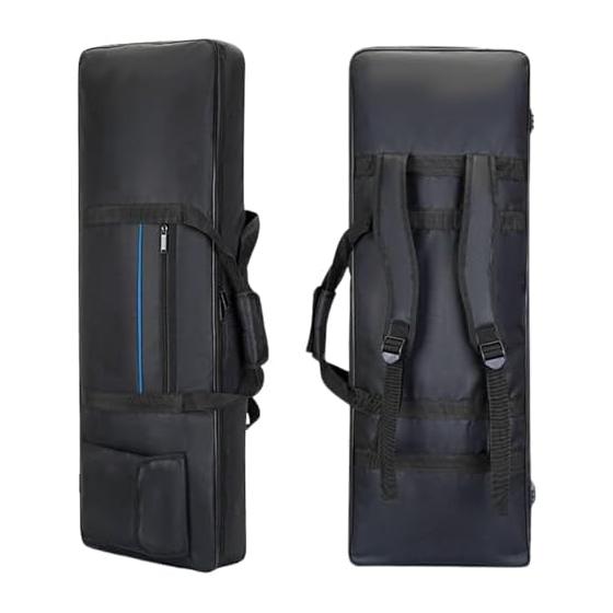 CHASO Keyboard Bag Case, Electronic Piano Storage, Handheld, Backpack Type, For 61 Keys, Large Size