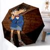 1 PZ Ombrello Pieghevole Automatico Detective Conan, Ombrello Pieghevole Automatico con 8 Stecche, Comodo per l'Uso all'Aperto 049