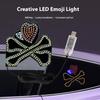 Car Love Window Light LED Decorative Light Creative No Wiring Love Reddish Internet Celebrity Rear Window Emotion Light
