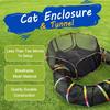 Outside House for Indoor Cats Playground Portable Foldable Tent Tunnel Small Animal Friendly Design for Cats Playing
