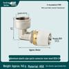 Aluminum-Plastic Pipe Joint Accessories for PERT Floor Heating 1216 & 2025 Quick-Connect Geothermal Pipe Repair