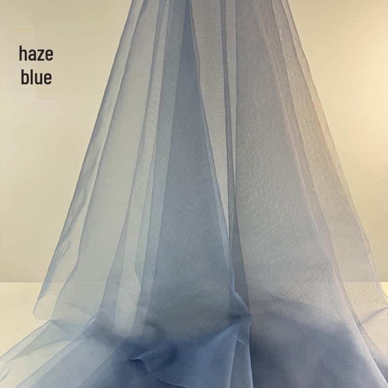 Avocado Green Gauze Fabric for Kindergarten Decor & Soft Wedding Dresses