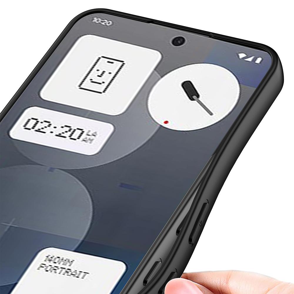 GKK для Nothing Phone (3а) Про Матовий Чохол Шкіряний на дотик PU+TPU+PC Ударостійкий Чохол для Телефону