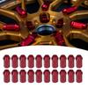M12x1.5 Lug Nuts with Socket Adapter Aluminum Alloy 42mm   19Hex for JDM Racing   Replacement for  