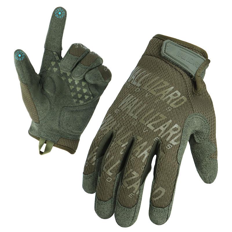 Full-Finger Touchscreen Anti-slip Tactical Cycling Gloves - Wear-Resistant for Outdoor Training
