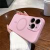 For iPhone 16 Pro Max Luxury Liquid Silicone Magsafe Magnetic Phone Case For iPhone 12 13 14 15 16 Plus Lens Protective Cover