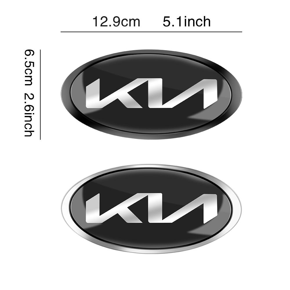 SWIR7 Car Styling Front Hood Emblem Rear Trunk Badge Sticker Modified Parts For KIA KN Pegas Sorento Soul Cerato Sportage Optima Niro