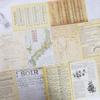 Retro Book Page Series Creative Journal Paper - Lightweight Material for Vintage Decoration
