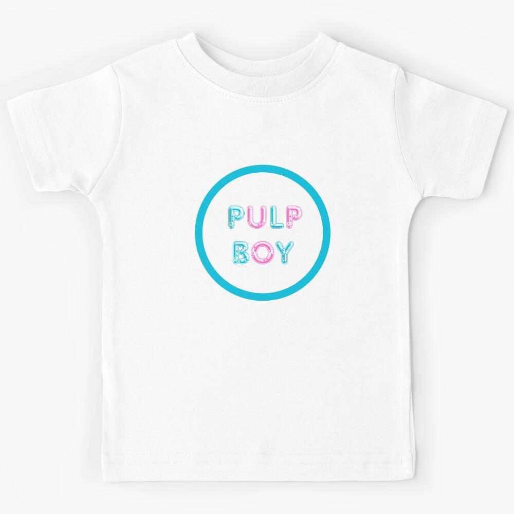 Pulp Boy Brit Pop Style Design Kids T-Shirt 140