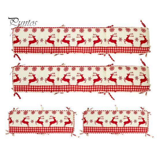 4 Pcs Bed Fence Breathable Mesh Liner Anti-Collision Cushioned Pads Easy To Install Soft Padding for Sides Padded Covers