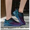 Women Spring Autumn Flyknit Court Shoes Casual Lace Up Outdoor Breathable Sports Shoes Anti Slip Height Increasing Air Cushion Running Shoe 35-42