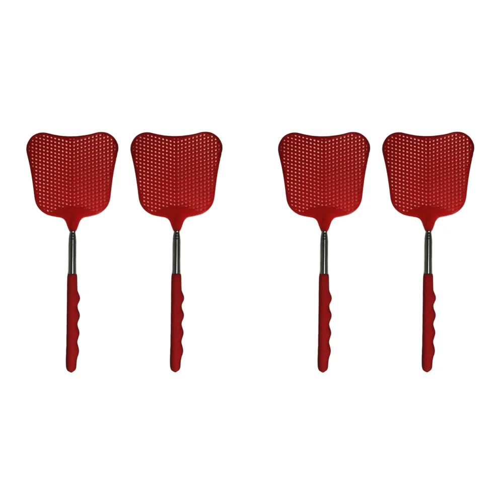 2/6 Confezioni Schiaccia mosche telescopici Manico lungo Schiaccia zanzare mosche Trappola Schiaccia mosche manuale Repellente per insetti Schiaccia insetti Estendibile 65cm