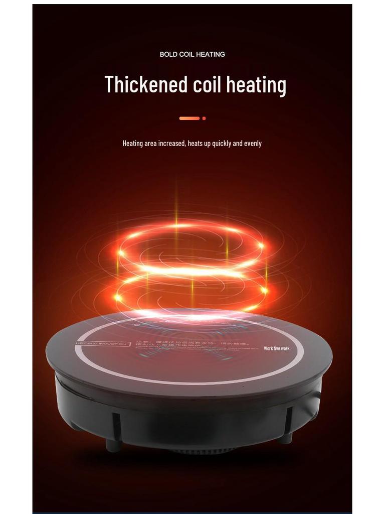 Επαγγελματική Επαγωγική Κουζίνα Εξοικονόμησης Ενέργειας με Ενσωματωμένα Χωνευτά Χειριστήρια Αφής για Εστιατόρια και Ξενοδοχεία