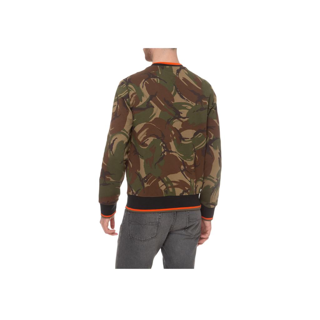 Polo Ralph Lauren Felpa Girocollo Mimetica con Stampa Orso Manica Lunga Felpa Uomo 710766090-001