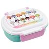 Bento 360ml Fluffy Made In Single Dishwasher and Microwave Colorful Children's Box, Capacity, Lid, Japan, Tier, Safe, Peach, QAF2BAAG-A