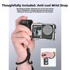 Aluminum Alloy Action Camera Grips With Bluetooth-compatible Connectivity And Magnetic for Action 3/4/5PRO Ergonomic Handling