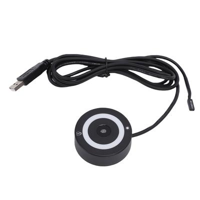 Portable USB Fingerprint Reader Support for   10 11 360 Degrees  Touch Fast Recognition Biometric Fingerprint Scanner with RGB Light