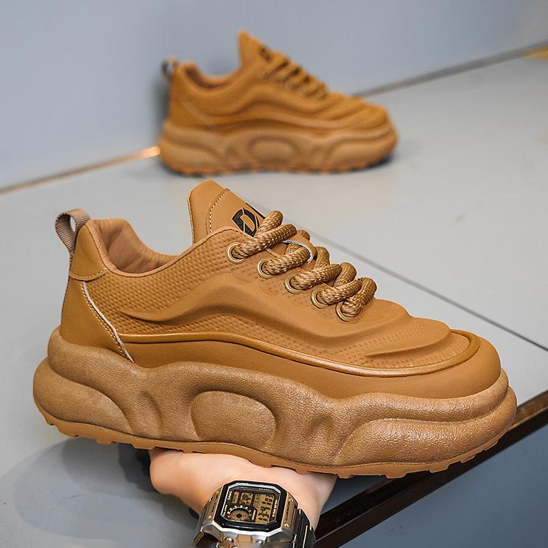 Men's Autumn Thick-soled Fashion Flat Shoes Trendy Sports Shoes Running Versatile Casual Shoes