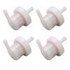 4 SZT. Filtr Paliwa Biały Filtr Paliwa Zamiennik Dla Skutera METROPOLITAN CHF50A 2002