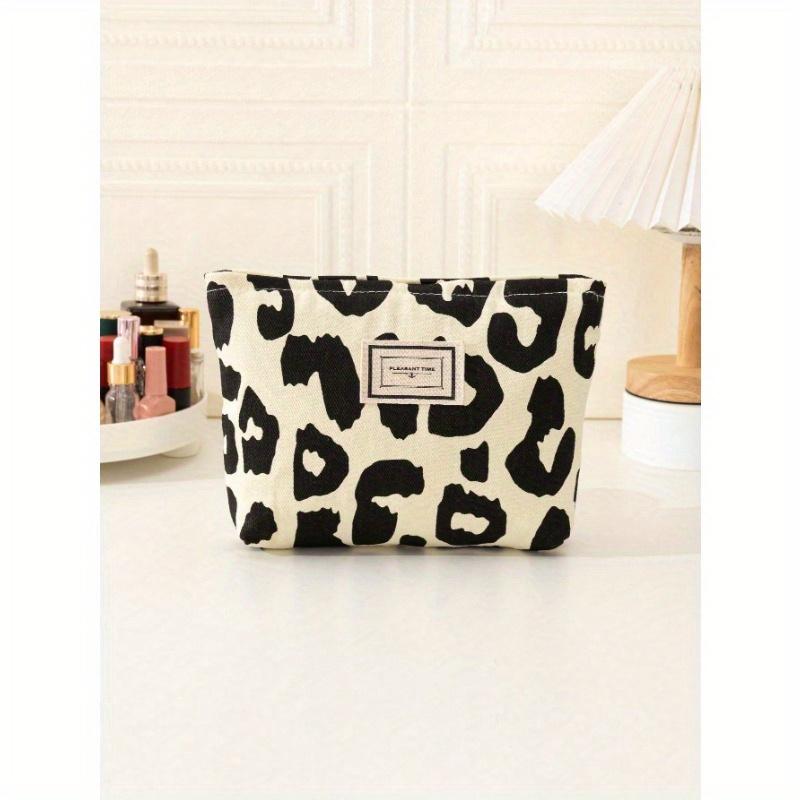 

Розовая сумка для макияжа с леопардовым принтом, ручная, большой вместимости, косметичка, кошелек в стиле инс, органайзеры для упаковки средств по уходу за кожей, дорожные принадлежности, круиз, общежитие