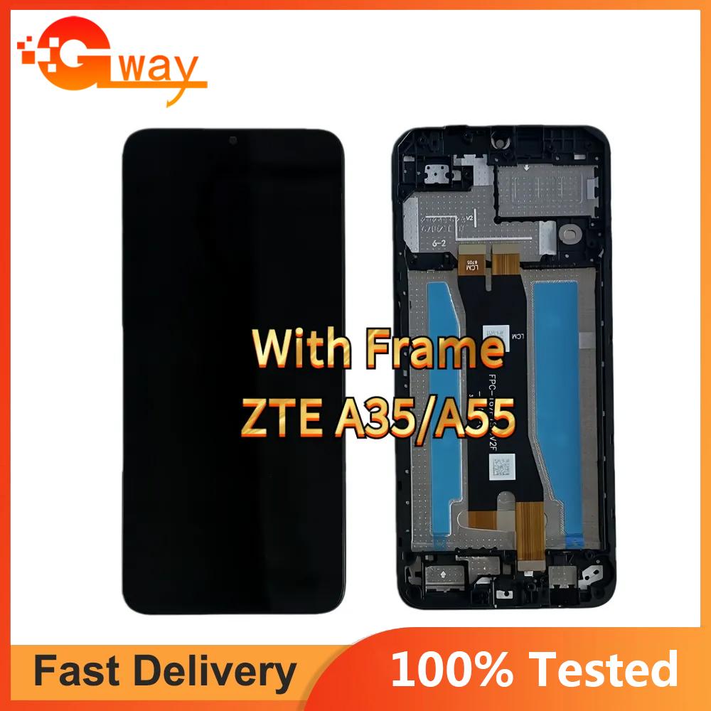 

Полная сборка LCD-экрана и дигитайзера Для С рамкой ZTE A35 A55