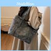 Color Solid Retro Style Large Capacity Bag Zipper Closure Weekend Bags Travel
