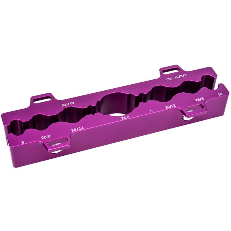 Aluminiumlegierungen Fahrradwerkbänke Schraubstöcke Klemmen Einsätze Halter Radsportteil Fahrräder Werkbänke Schraubstöcke Backenpolsterhalterung Reparaturklemme