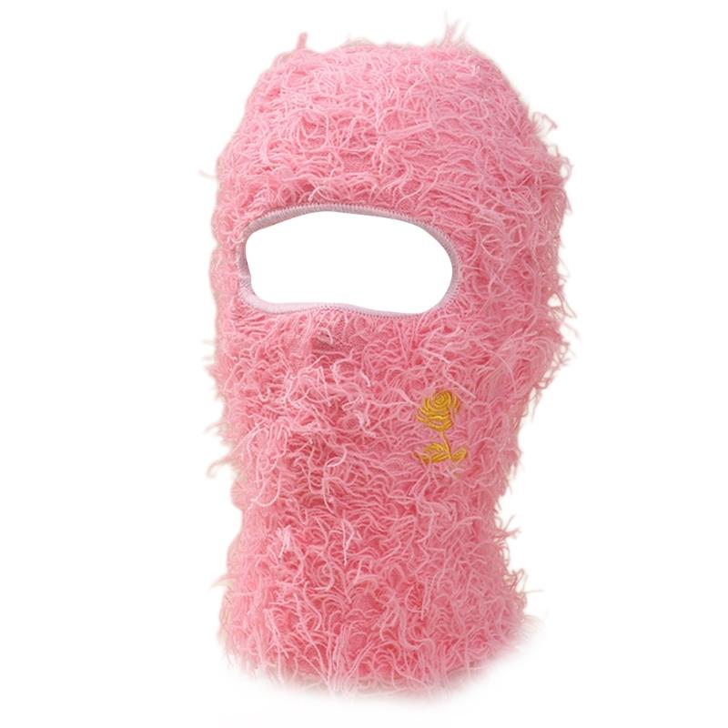 Men Fringes Beanie Warm Balaclava Hat Women Y2k Beanie Hat Slouchy Beanie