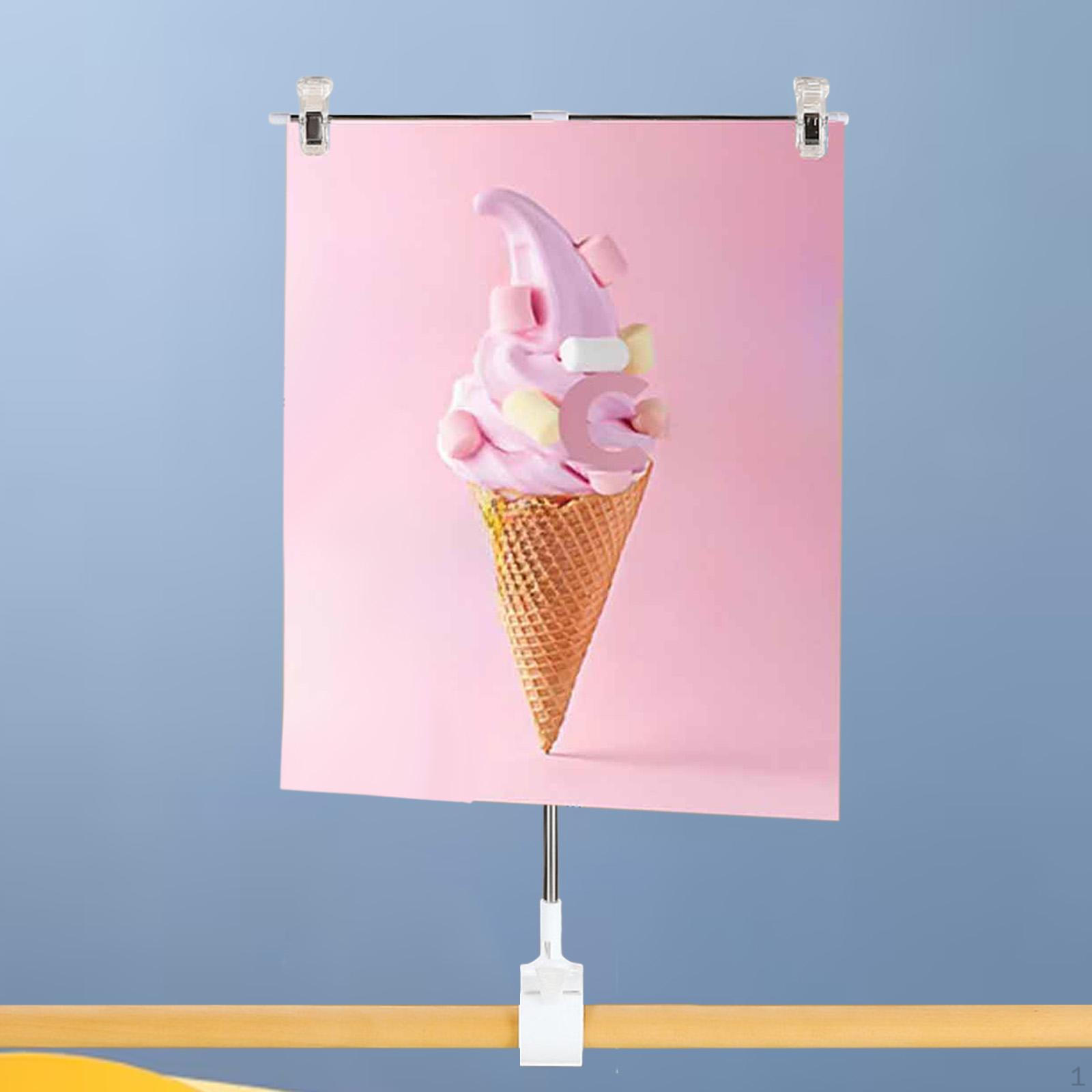 

Зажим для держателя знака, регулируемая высота, зажим для этикетки, многоразовый, алюминиевый сплав, 30 см для Clamp Type