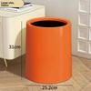 Nordic Double Layer Round Tra Can for Office Living Room Bedroom Kitchen Batoom Simple Creative Home Use Waste Bin