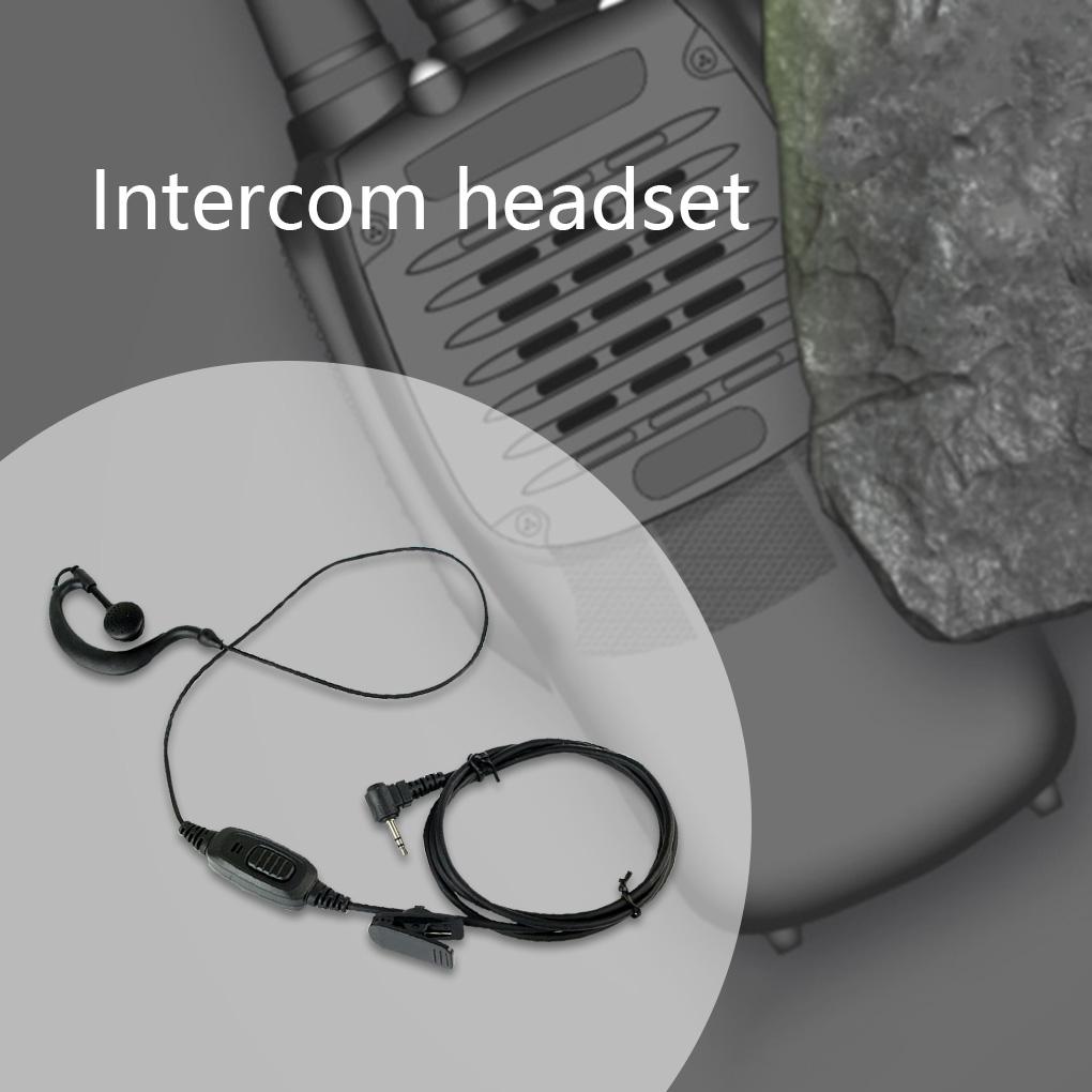 2.5mm Walkie Talkie Earphone Headphone Portable Ergonomic Lapel Clip Earpiece Replacement for HYT TC310/TC320/TC1688