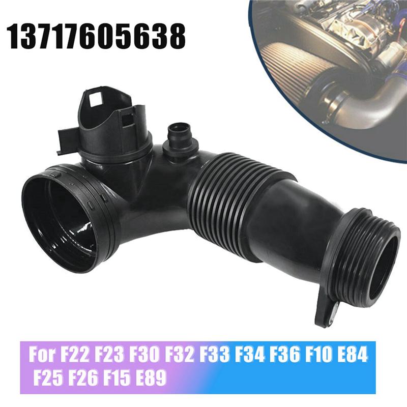 4X For BMW F22 F23 F30 F32 F33 F34 F10 E84 F25 Turbocharger Intercooler Air Inlet Tube Air Intake Hose Pipe 13717605638