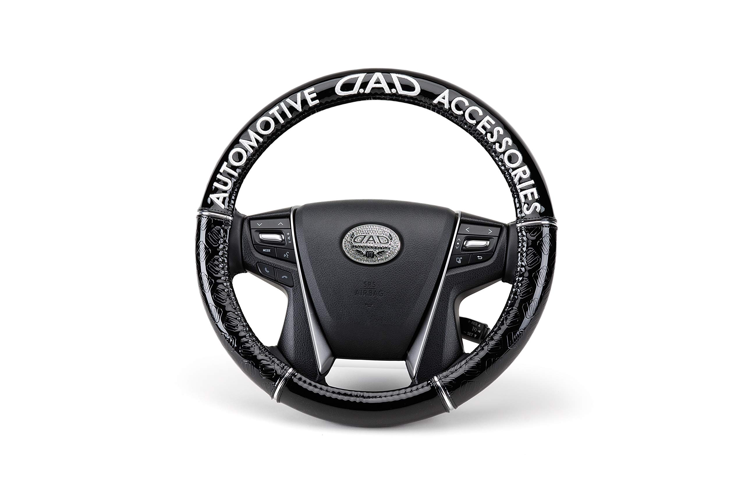 

Накладка на руль Garson DAD Royal Steering Cover Тип Монограмма Кожа Эмаль Размер S Защита от пятен Защита от царапин Царапины