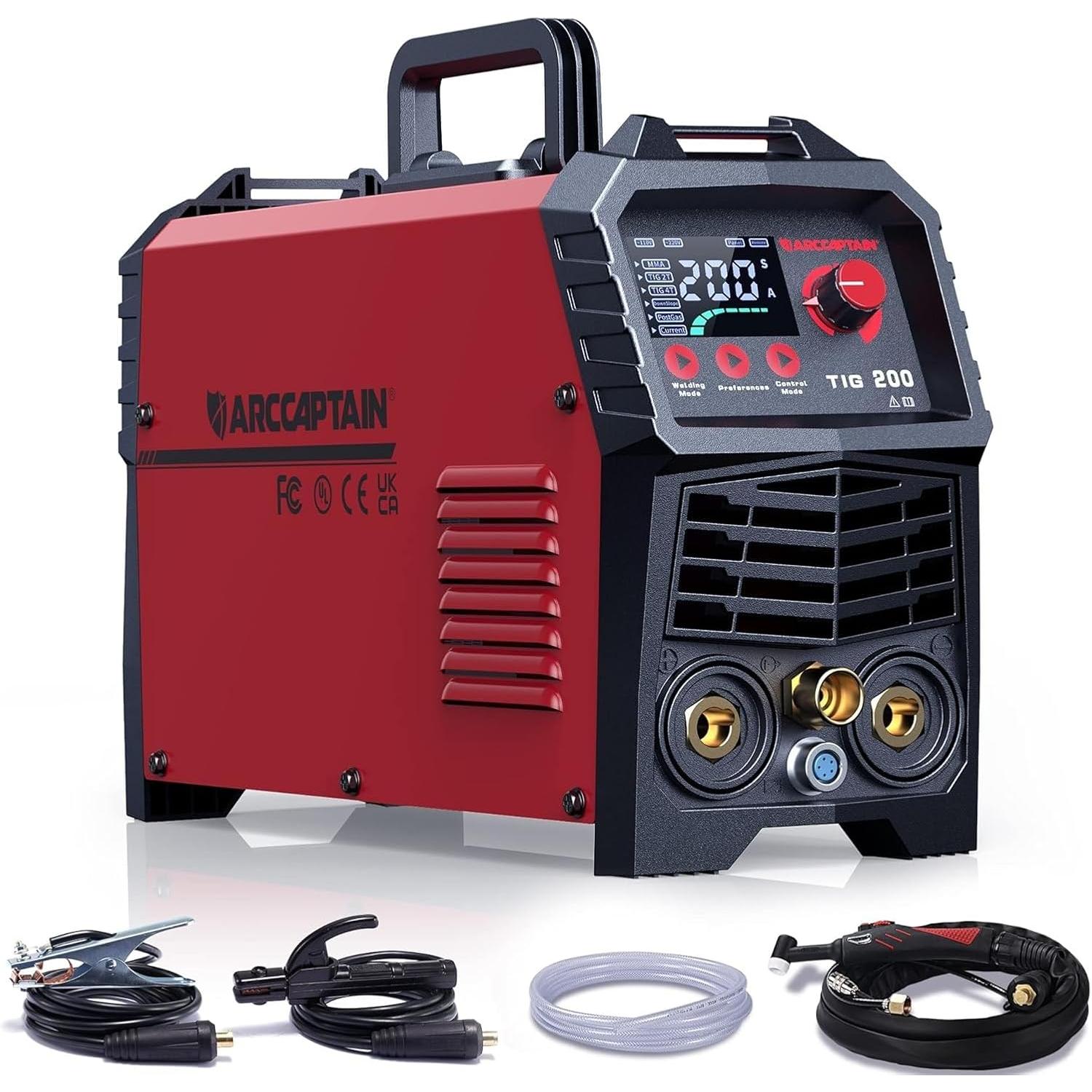 ARCCAPTAIN EU Standard DC TIG200 IGBT