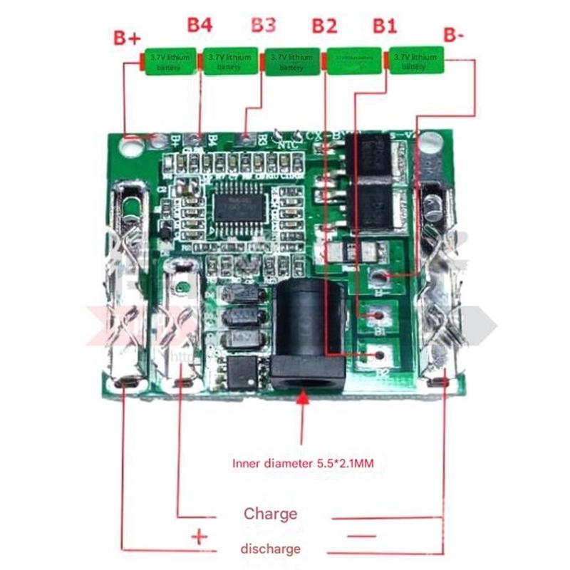 Intelligent Battery Management System PCBs For Lithiums Pack 30A Current 5S Configuration For Electric Tool Applications