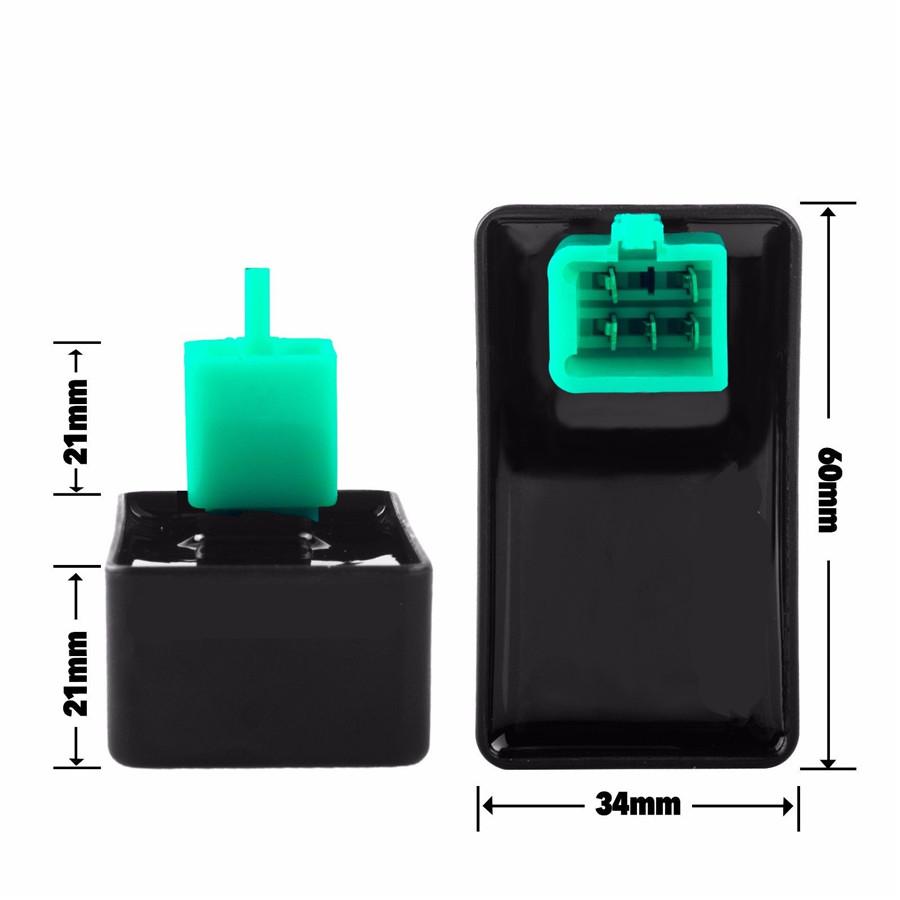 12V Ignition Coil + 5 Pin CDI + Spark Plug Chinese ATV Quad 50 70 90 110 125 Cc