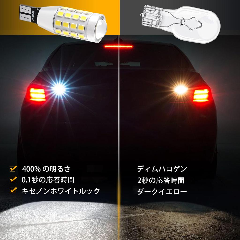 AUTOXBERT T15/T16 LED Back Lamp, Explosive SMD Chip Vehicle Inspection Compatible, 921 Backlight, LED