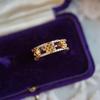 Vintage Elegant Women's Gold-Plated Sterling Silver Ring – Versatile and Fashionable Hand Jewelry