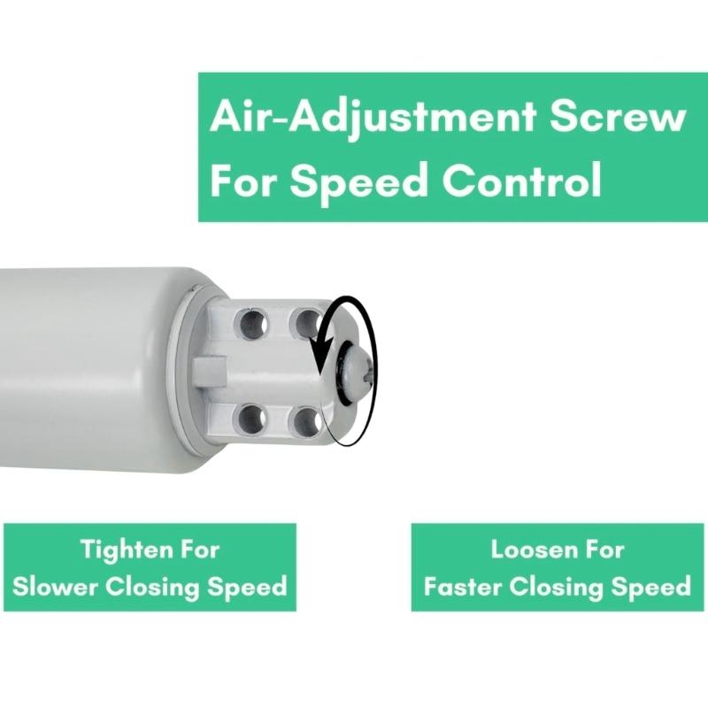 Fechador de Porta de Tela Com Mecanismo de Liberação por Toque Ferragens de Montagem Universais Para Uso em Casa e Jardim