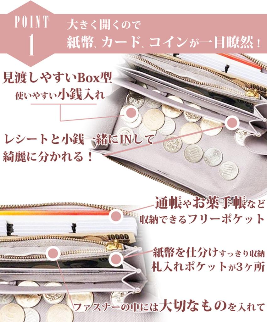 Linle Women's Long Wallet, Large Capacity, Genuine Leather, Vertical Card Slots, Coin Slot, Easy To Use, Round Zipper, Enamel, Stained Glass Design,