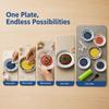 Textured Raised Ceramic Garlic Grater Manual Fruit Vegetable Puree Grinder  Fruit Puree