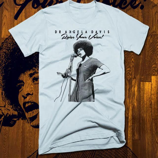 

Angela Davis T-Shirt Black History Month Panther Party Civil Rights BLM M