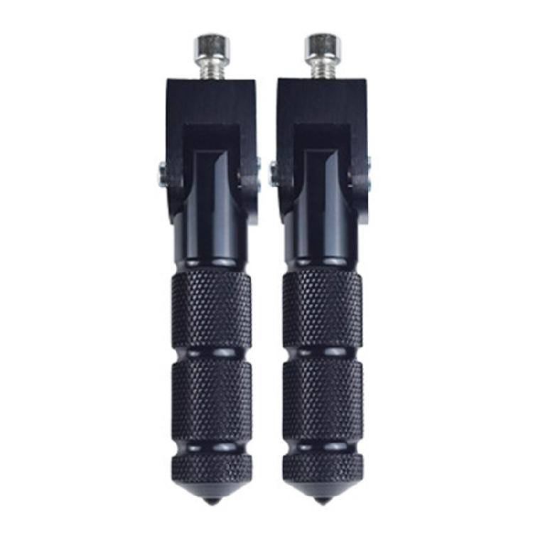 

2pcs Motorcycle Motocross Foot Peg Footrest Pegs Pedal For Electric Mopeds Karts чорний