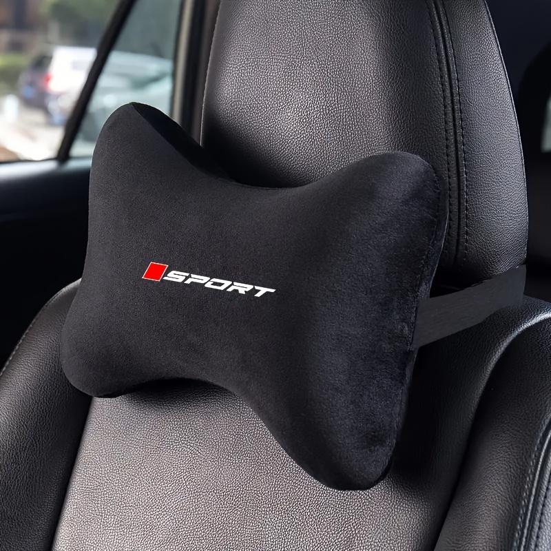 2Pcs Car Neck Headrest Neck Pillows Support Cushion Auto Interior Accessories for Comfortable Relax Suitable Various Car Models